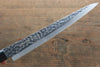 Kanetsune DSR-1K6 Hammered Sujihiki  210mm Red Pakka wood Handle - Japannywholesale