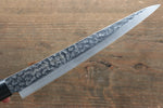 Kanetsune DSR-1K6 Hammered Sujihiki  210mm Red Pakka wood Handle - Japannywholesale