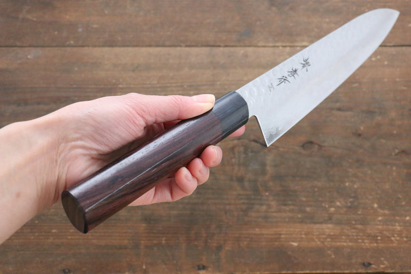 Sakai Takayuki AUS10 45 Layer Damascus Gyuto  210mm Shitan Handle - Japannywholesale