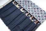 Japanese Style Knife Roll Kanji-U-Goldkamon 7 Pockets - Japannywholesale