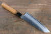 Sakai Takayuki VG10 33 Layer Damascus Santoku  170mm Live oak Lacquered (Kokushin) Handle - Japannywholesale