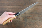 Sakai Takayuki VG10 33 Layer Damascus Santoku  170mm Live oak Lacquered (Kokushin) Handle - Japannywholesale