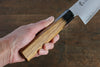 Sakai Takayuki VG10 33 Layer Damascus Santoku  170mm Live oak Lacquered (Kokushin) Handle - Japannywholesale