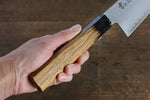 Sakai Takayuki VG10 33 Layer Damascus Santoku  170mm Live oak Lacquered (Kokushin) Handle - Japannywholesale