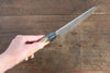 Sakai Takayuki VG10 33 Layer Damascus Kengata Santoku  160mm Live oak Lacquered (Kokushin) Handle - Japannywholesale