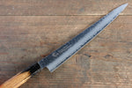 Sakai Takayuki VG10 33 Layer Damascus Sujihiki  240mm Live oak Lacquered (Kokushin) Handle - Japannywholesale