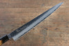 Sakai Takayuki VG10 33 Layer Damascus Sujihiki  240mm Live oak Lacquered (Kokushin) Handle - Japannywholesale