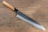 Sakai Takayuki VG10 33 Layer Damascus Gyuto  240mm Live oak Lacquered (Kokushin) Handle - Japannywholesale