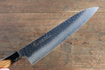 Sakai Takayuki VG10 33 Layer Damascus Gyuto  240mm Live oak Lacquered (Kokushin) Handle - Japannywholesale