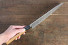 Sakai Takayuki VG10 33 Layer Damascus Gyuto  240mm Live oak Lacquered (Kokushin) Handle - Japannywholesale