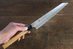 Sakai Takayuki VG10 33 Layer Damascus Kengata Gyuto  190mm Live oak Lacquered (Kokushin) Handle - Japannywholesale