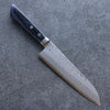 Kunihira Sairyu VG10 Damascus Gyuto  170mm Navy blue Pakka wood Handle - Japannywholesale