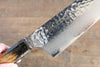 Sakai Takayuki VG10 33 Layer Damascus Kengata Gyuto  190mm Live oak Lacquered (Kokushin) Handle - Japannywholesale