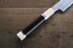 Sakai Takayuki Silver Steel No.3 Damascus Kiritsuke Yanagiba  270mm Ebony with Ring Handle with Sheath - Japannywholesale