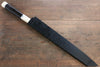 Sakai Takayuki Silver Steel No.3 Damascus Kiritsuke Yanagiba  300mm Ebony with Ring Handle with Sheath - Japannywholesale