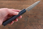 Yoshimi Kato VG10 8 Layer Damascus Petty-Utility  75mm with Shitan Handle - Japannywholesale