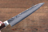 Seisuke VG10 33 Layer Damascus Petty-Utility  135mm Mahogany Handle with Sheath - Japannywholesale