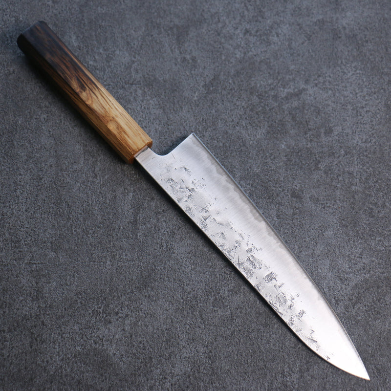 Seisuke SLD Washiji Gyuto Japanese Knife 210mm Burnt Oak Handle - Japannywholesale