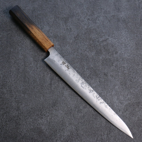 Seisuke SLD Washiji Sujihiki Japanese Knife 240mm Burnt Oak Handle - Japannywholesale