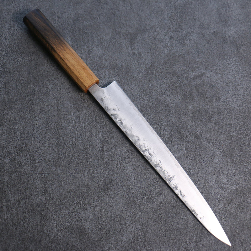 Seisuke SLD Washiji Sujihiki Japanese Knife 240mm Burnt Oak Handle - Japannywholesale