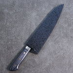 Seisuke Seiten Molybdenum Gyuto Japanese Knife 210mm Navy blue Pakka wood Handle with Sheath - Japannywholesale