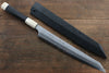 Sakai Takayuki Silver Steel No.3 Damascus Kiritsuke Yanagiba  270mm Ebony with Ring Handle with Sheath - Japannywholesale