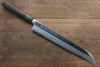 Sakai Takayuki Blue Steel No.2 Mirrored Finish Kiritsuke Yanagiba  300mm Walnut Handle with Sheath - Japannywholesale