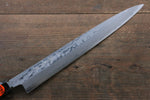 Shigeki Tanaka Blue Steel No.2 Damascus Yanagiba  270mm Ebony Wood Handle - Japannywholesale