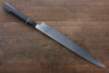 Shigeki Tanaka Blue Steel No.2 Damascus Yanagiba  300mm Ebony Wood Handle - Japannywholesale