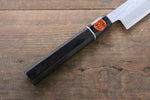 Shigeki Tanaka Blue Steel No.2 Damascus Yanagiba  300mm Ebony Wood Handle - Japannywholesale