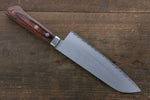 Kunihira VG1 Nashiji Santoku  170mm Mahogany Handle - Japannywholesale