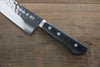 Kanetsune VG1 Hammered Santoku  165mm Pakka wood Handle - Japannywholesale