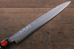 Shigeki Tanaka VG10 Damascus Yanagiba  270mm Ebony Wood Handle - Japannywholesale