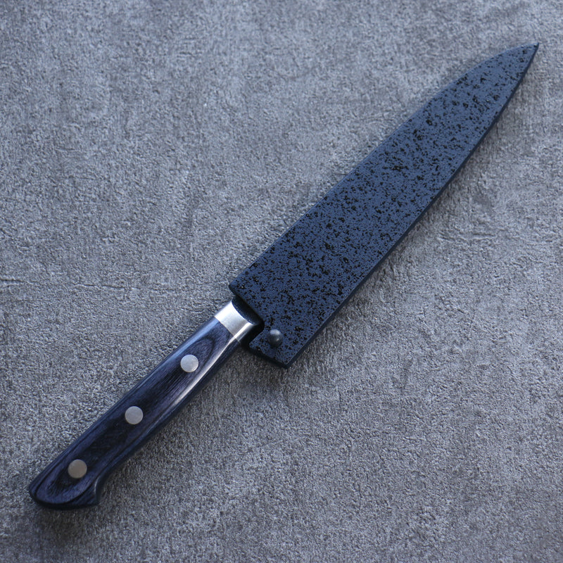 Seisuke Seiun VG10 33 Layer Damascus Petty-Utility Japanese Knife 135mm Navy blue Pakka wood Handle with Sheath - Japannywholesale