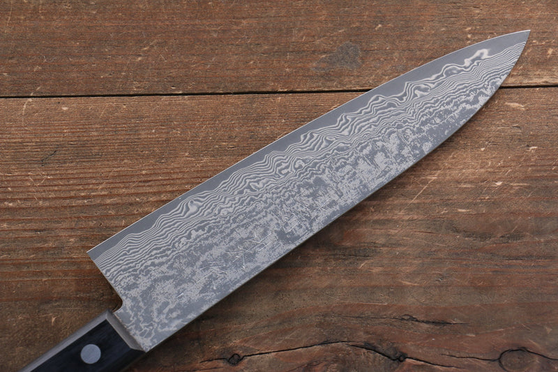 Nao Yamamoto VG10 Black Damascus Gyuto  180mm Black Pakka wood Handle - Japannywholesale