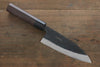 Takayuki Iwai White Steel No.2 Kurouchi Deba  150mm Shitan Handle - Japannywholesale