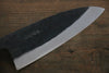 Takayuki Iwai White Steel No.2 Kurouchi Deba  150mm Shitan Handle - Japannywholesale