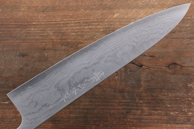 Nao Yamamoto VG10 Damascus Gyuto  240mm Walnut Handle - Japannywholesale