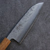 Seisuke SLD Washiji Santoku Japanese Knife 165mm Burnt Oak Handle - Japannywholesale