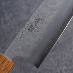 Seisuke SLD Washiji Santoku Japanese Knife 165mm Burnt Oak Handle - Japannywholesale