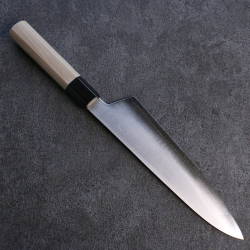 Kikuzuki Silver Steel No.3 Bokashi Gyuto  210mm Magnolia Handle - Japannywholesale