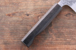 Yoshimi Kato VG10 Hammered Damascus Nakiri  165mm with Black Persimmon Handle - Japannywholesale