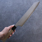 Kikuzuki Silver Steel No.3 Bokashi Kiritsuke Gyuto  270mm Magnolia Handle - Japannywholesale