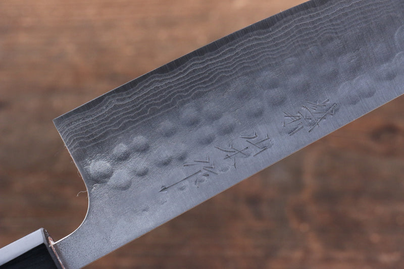 Nao Yamamoto SRS13 Black Damascus Bunka  165mm Cherry Blossoms - Japannywholesale