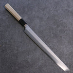 Kikuzuki Silver Steel No.3 Kasumitogi Sakimaru Takohiki Japanese Knife 270mm Magnolia Handle - Japannywholesale