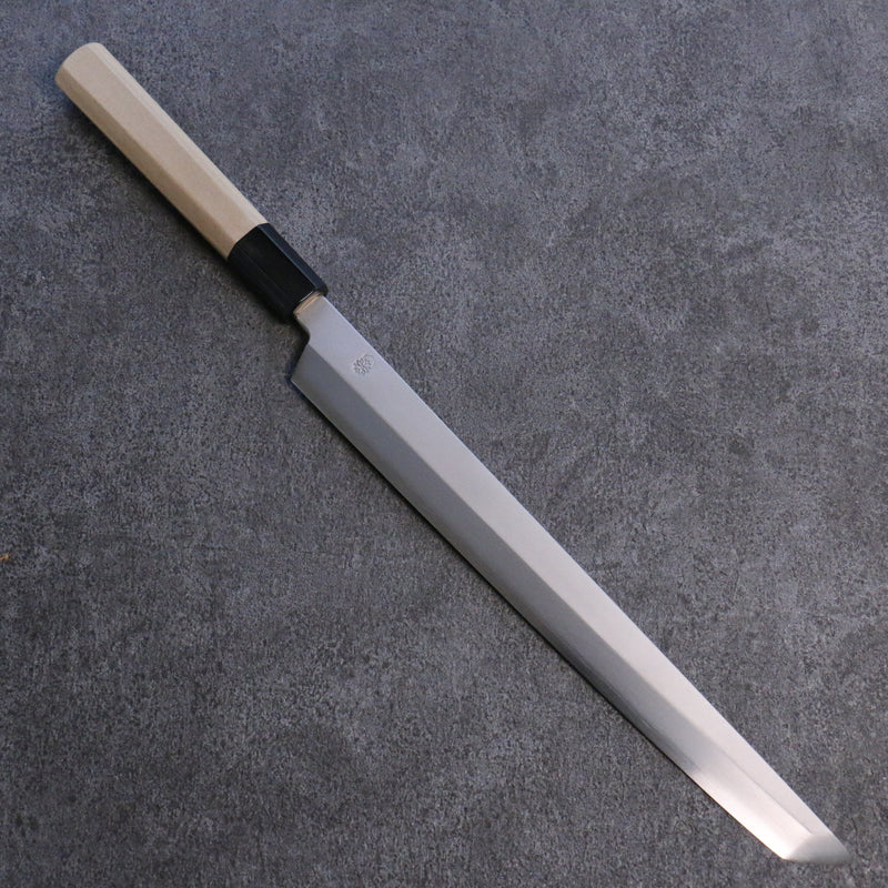 Kikuzuki Silver Steel No.3 Bokashi Sakimaru Takohiki  270mm Magnolia Handle - Japannywholesale