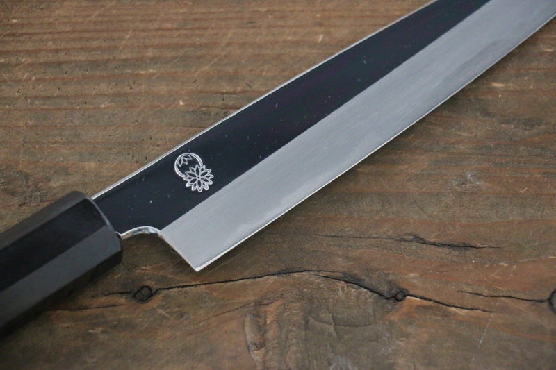 Choyo White Steel Mirrored Finish Kiritsuke Petty-Utility  135mm Magnolia Handle - Japannywholesale