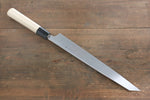 Choyo White Steel Mirrored Finish Kiritsuke Yanagiba  270mm Magnolia Handle - Japannywholesale