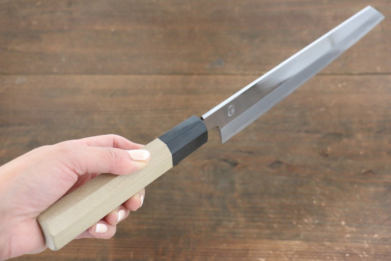 Choyo White Steel Mirrored Finish Kiritsuke Gyuto  240mm Magnolia Handle - Japannywholesale