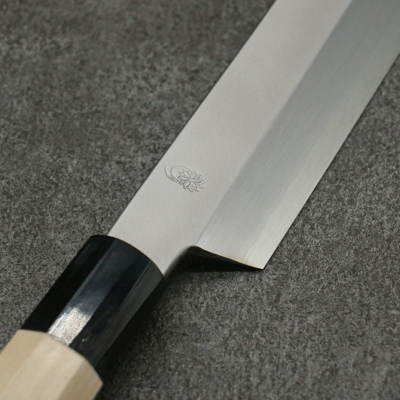 Kikuzuki Silver Steel No.3 Bokashi Yanagiba  300mm Magnolia Handle - Japannywholesale